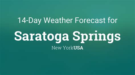 weather tomorrow saratoga